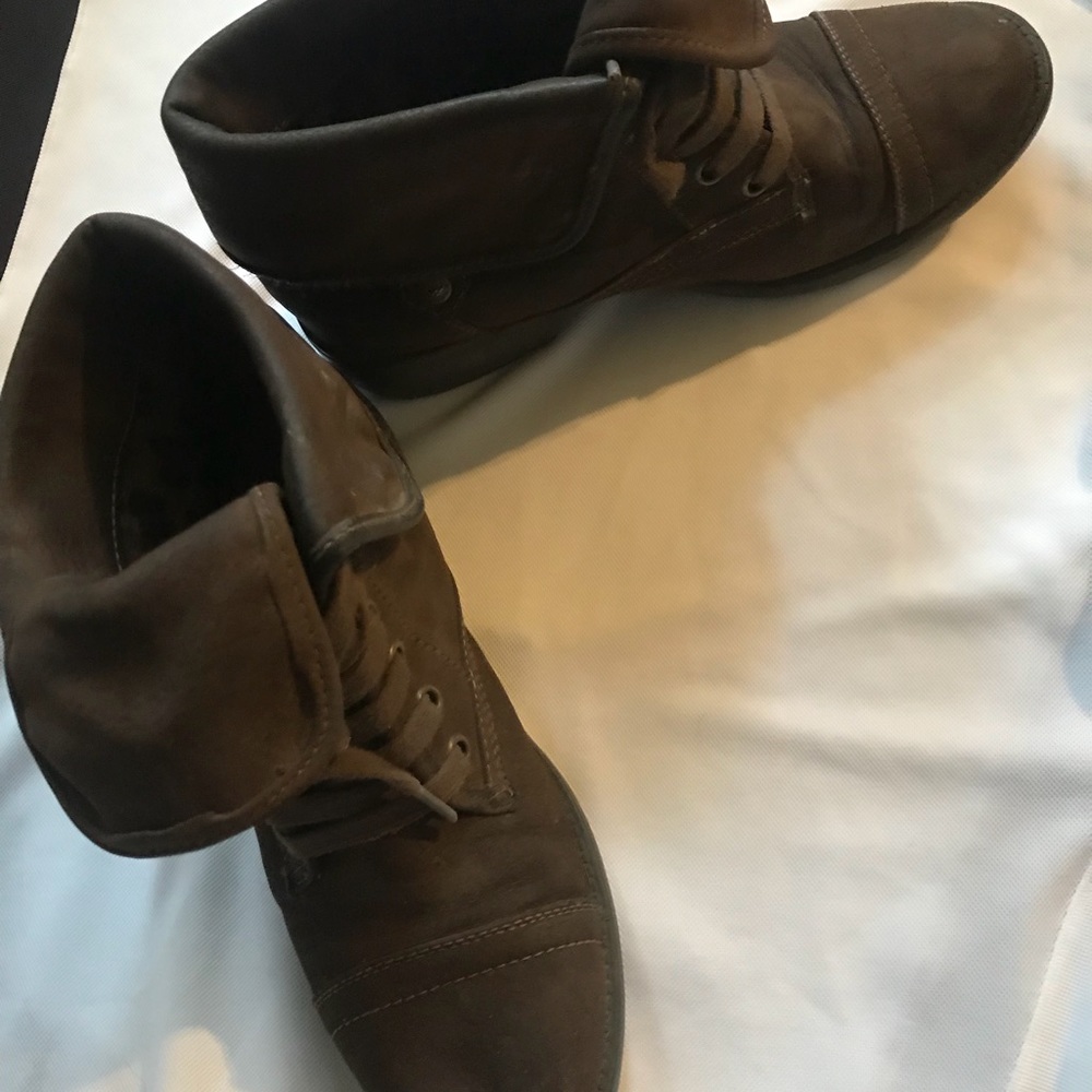 Brown booties